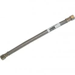 B&K 3/8 In. C X 3/8 In. C X 12 In. L Stainless Steel Faucet Connector