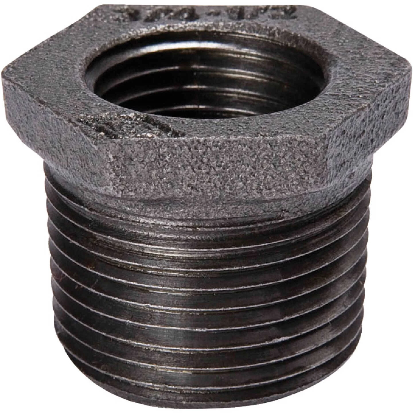 B&K 1/2 In. X 1/4 In. Hexagon Black Iron Bushing 2 B&K 1/2 In. X 1/4 In. Hexagon Black Iron Bushing