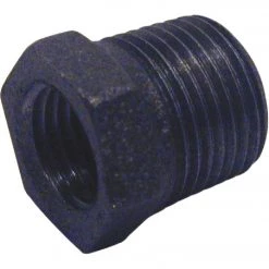 B&K 1 In. X 1/2 In. Hexagon Black Iron Bushing