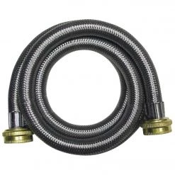 B&K 6 Ft. Stainless Steel 125 Psi Washing Machine Hose